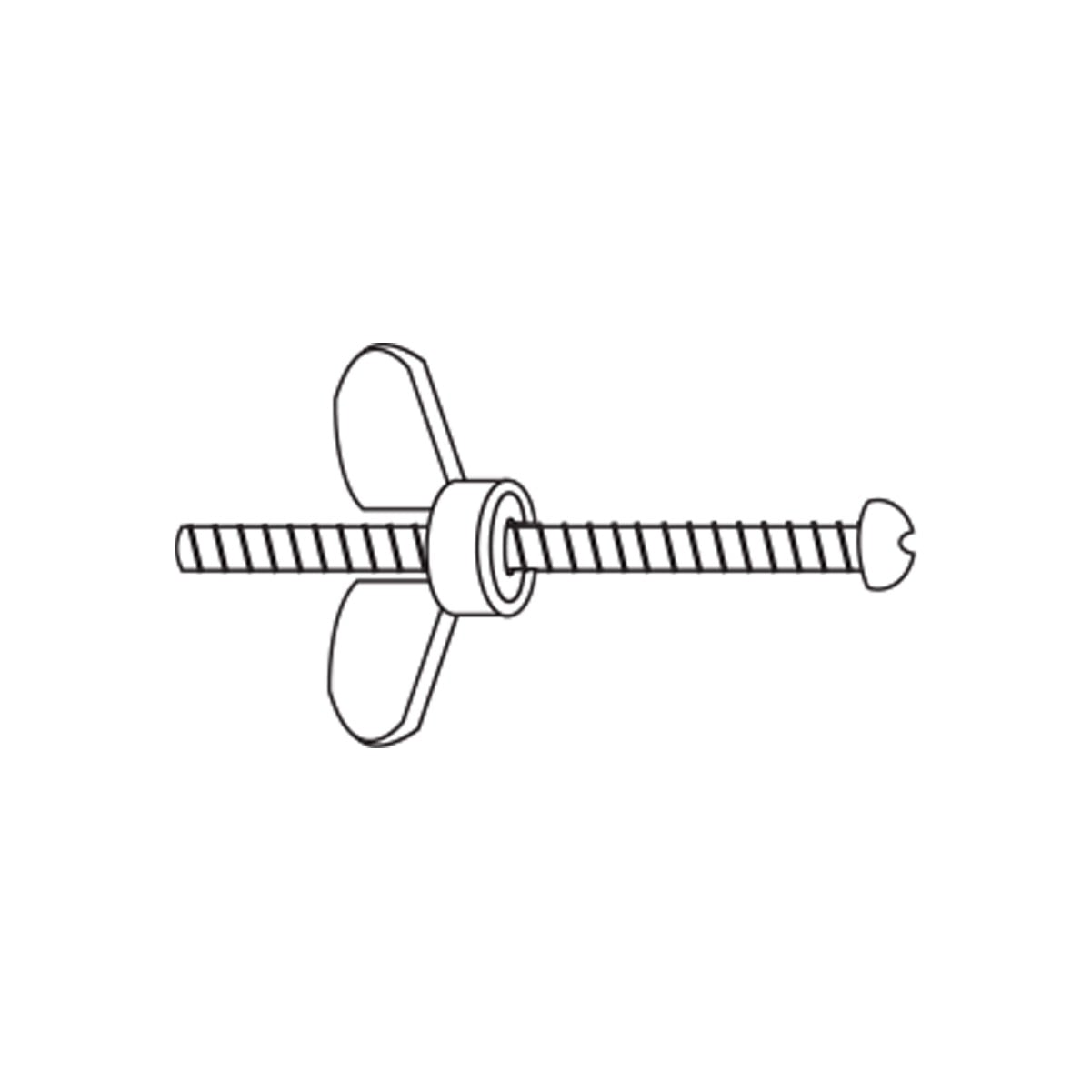 2770Z8 - 3/8 Butterfly Screws  - 6 Pack