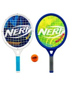 New Twin Metal Tennis Set with 2 Rackets & 2 Ball Outdoor Toy Play Set 