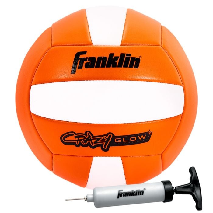 Crazy Glow Light Up LED Volleyball + Air Pump - Deflated