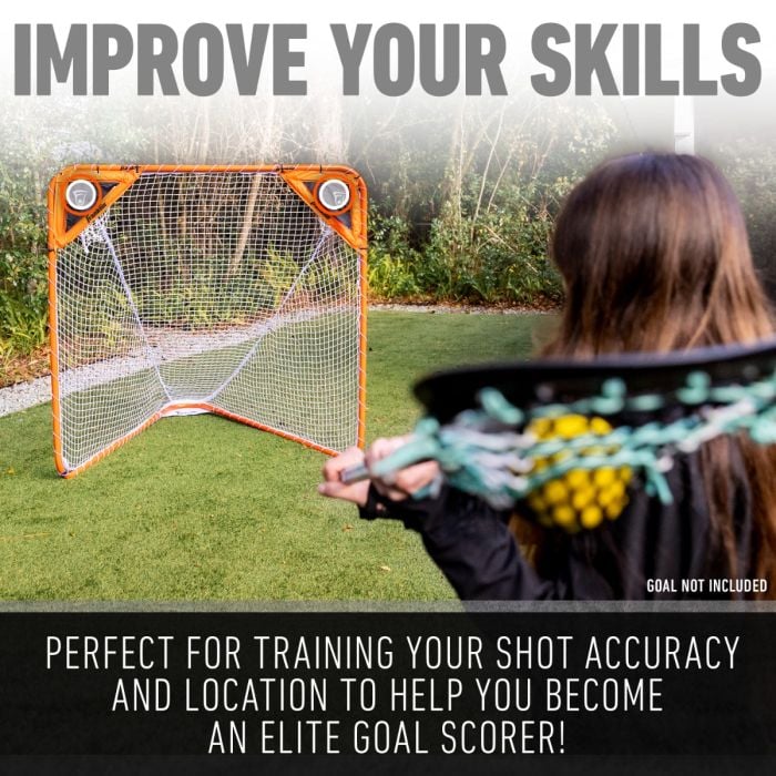 Football Goal FORZA ProFlex Pop-Up Lacrosse Goal [6ft X 6ft] | Portable Lacrosse Net Goal Target Net