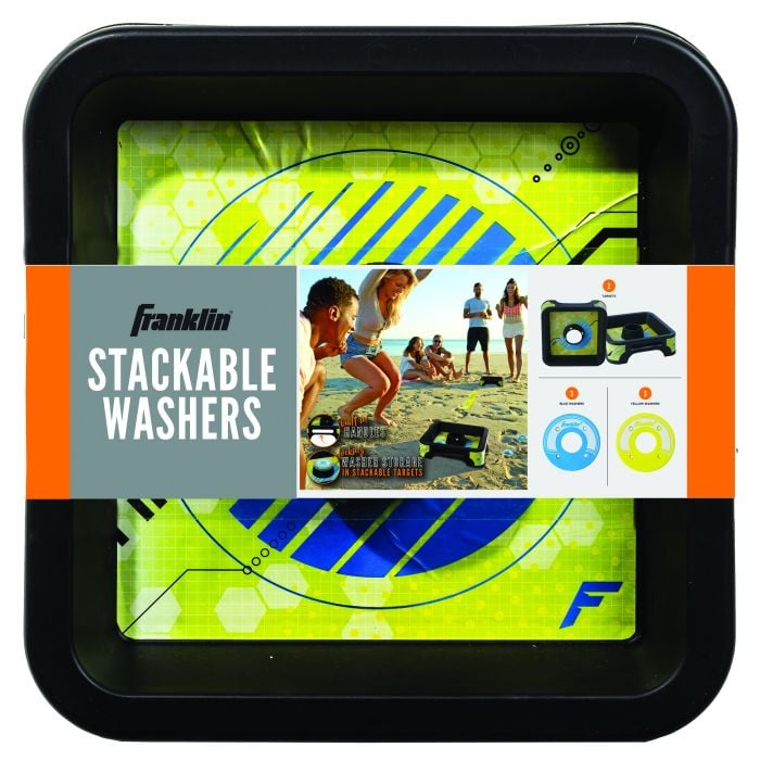 Franklin Sports Washer Toss Set — Stackable and Easy Carry Handles