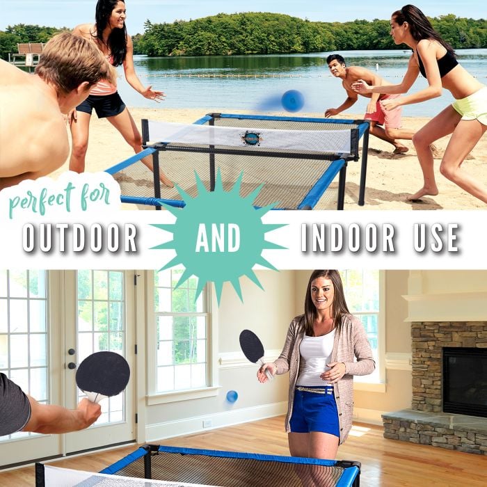 Franklin 8' X 4' Spyder Pong Game Set - Combines Greatest Elements