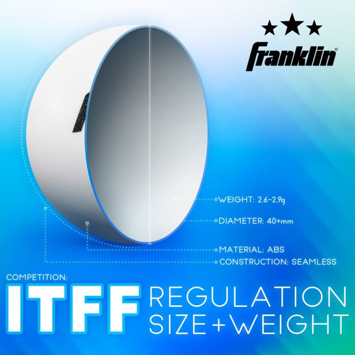 Franklin Sports Table Tennis Balls - Thumbnail 3