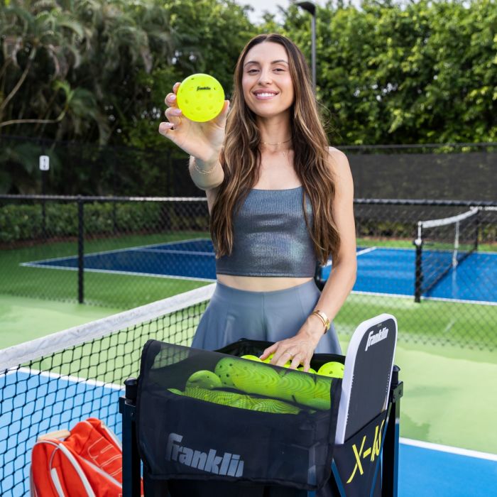 Franklin Sports Pickleball Caddy, Ball Caddy, Storage for 100