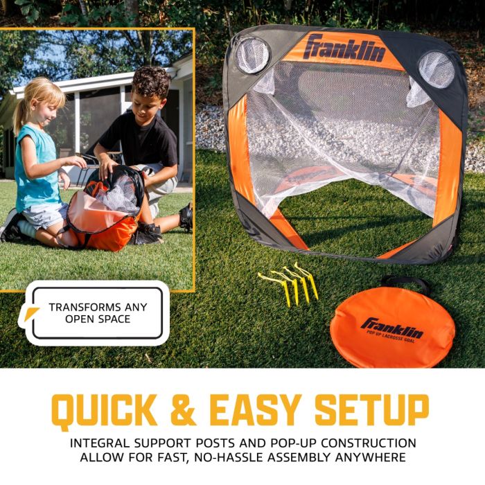 Youth Lacrosse Pop Up Goal | Franklin Sports