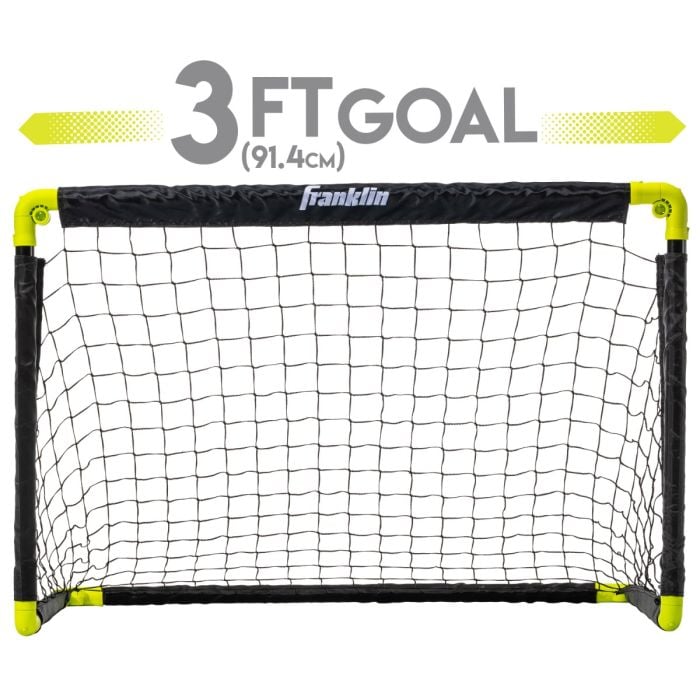 Franklin Sports Kids Mini Soccer Goal Set - Backyard + Indoor Mini