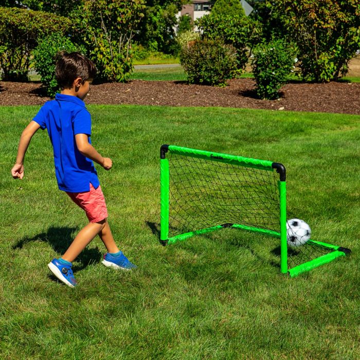 Soccer Goal Insta Set - Pump And Ball Included - 36