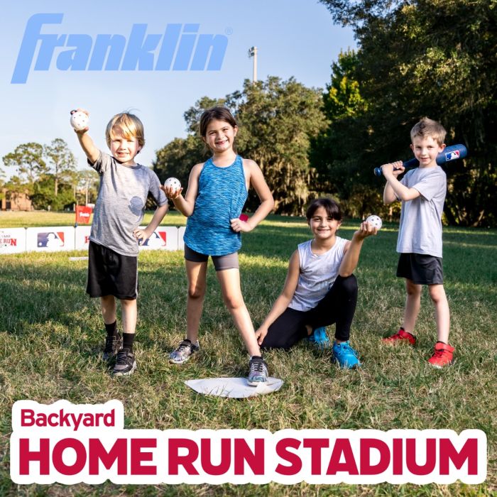 Franklin Sports MLB Kids Backyard Baseball Stadium - Kids Plastic