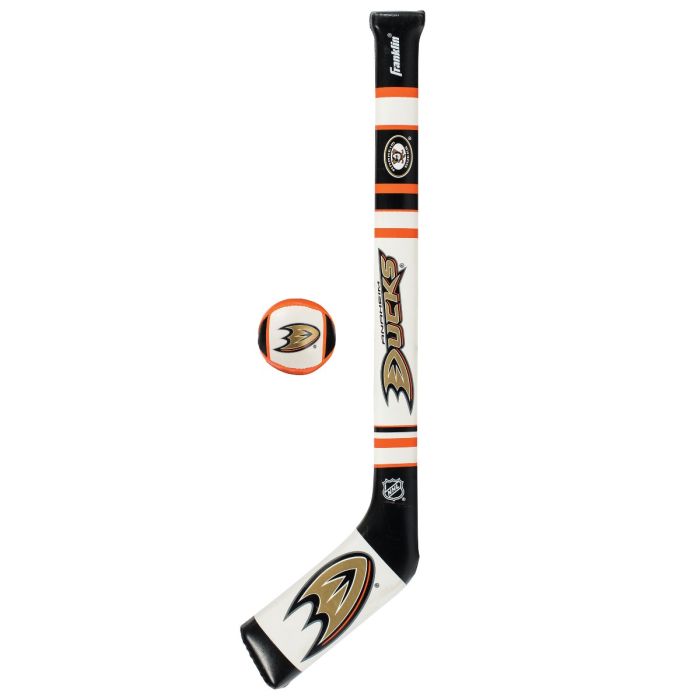 Pets First NHL Anaheim Ducks Hockey Stick Dog Toy - Squeaker Toy For Dogs, 16 Inches