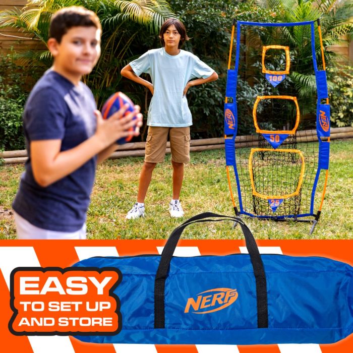 Nerf Pro Pass Football Target - Large 5 FT x 2 FT Target - Improve