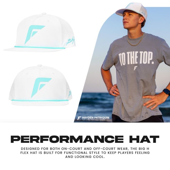 Franklin Sports Flex White/Laguna Hat - Hayden Patriquin Edition