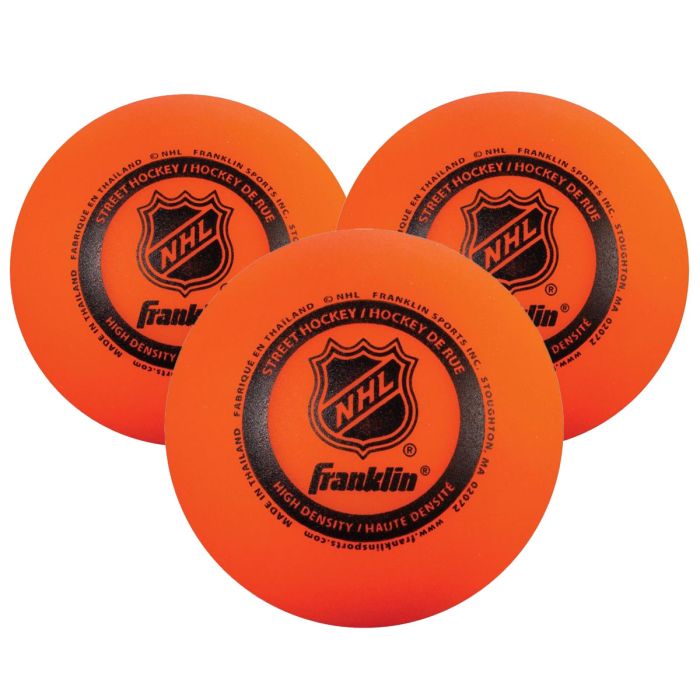 Franklin Sports NHL Street Hockey Balls - No Bounce Outdoor Street + Roller  Hockey Balls - Official …See more Franklin Sports NHL Street Hockey Balls