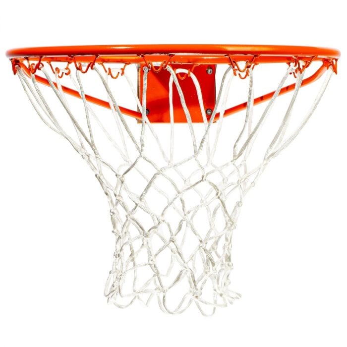 Syhood White Basketball Net Hoop Net Replacement for All Weather Fits Standard Indoor or Outdoor Basketball Hoop 12 Loop