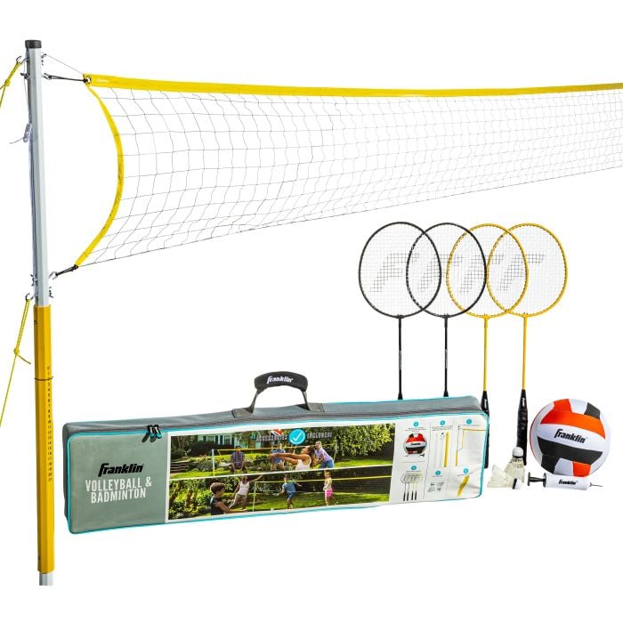 Family Volleyball And Badminton Set