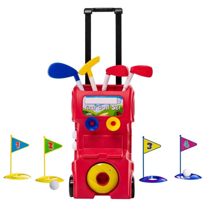 Childrens plastic deals golf set