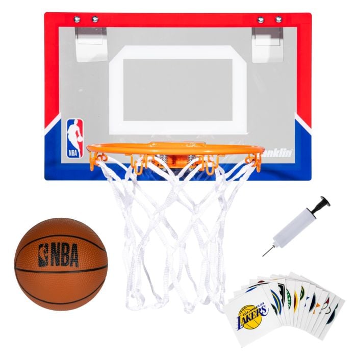 Spalding NBA Slam Jam Over-The-Door Mini Basketball Hoop Backboard Indoor