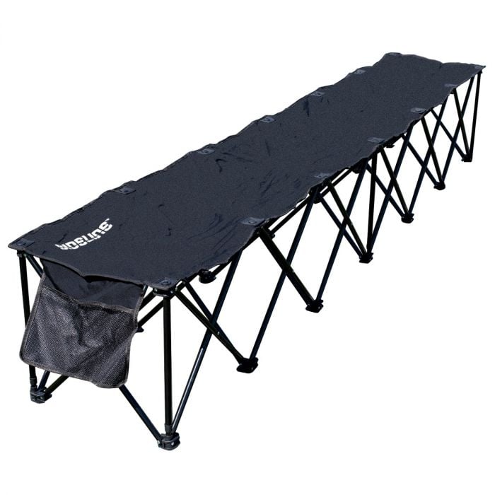 Franklin Sports Sideline Team Bench - 6 Person - Collapsible Sports Bench  with Carry Bag - Easy Assembly - Pop Up - Heavy Duty | Franklin Sports