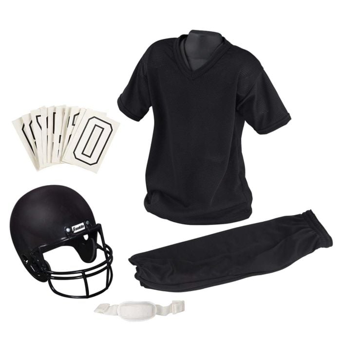 Franklin Sports New Orleans Saints Set de uniforme de fútbol para niños:  Disfraz de fútbol de la NFL para niños y niñas - Incluye casco, camiseta y  pantalón - Talla pequeña