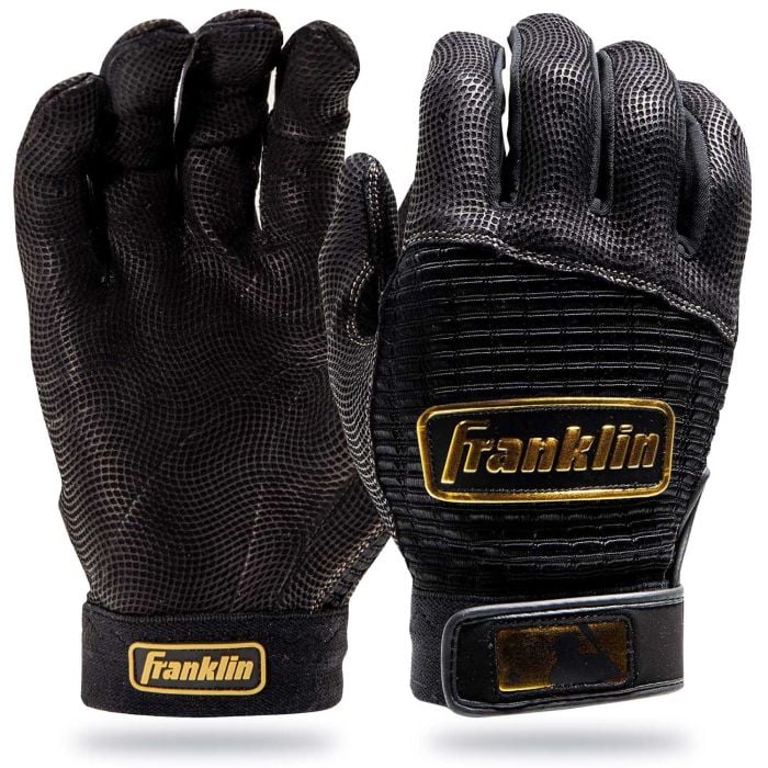 ADULT Franklin Batting Glove X-VENT PRO schwarz/weiß Baseball Handschuh 