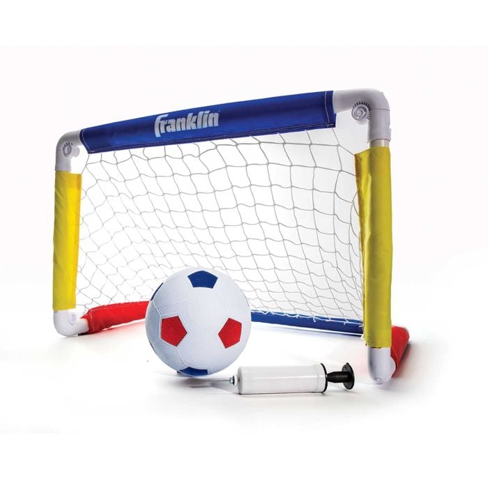 Franklin Sports Kids Mini Soccer Goal Set Backyard Indoor Mini Net And Ball Set With Pump Portable Folding Youth Soccer Goal Set 24 X 16 Franklin Sports