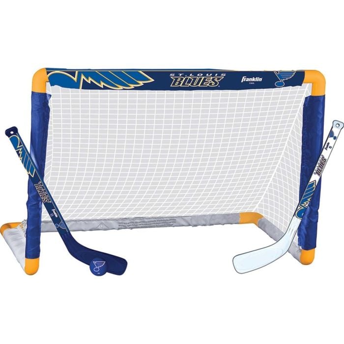 Franklin Sports Mini Hockey Goalie Stick, Player Stick & Ball Set (Colors  may vary)