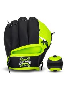 8.0 Stiktek Teeball Glove & Ball - Black/Lime