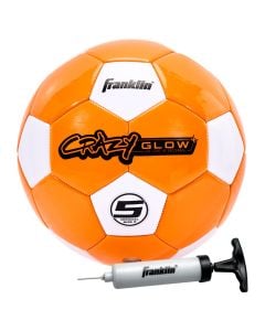 Glow in the Dark Soccer Ball - Size 5 + Air Pump
