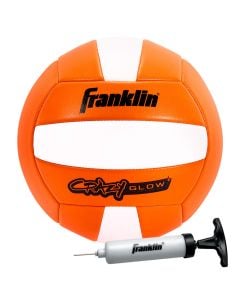 Crazy Glow Light Up LED Volleyball + Air Pump - Deflated