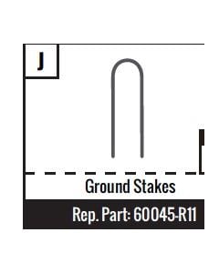 Replacement Ground Stake - 4 pack