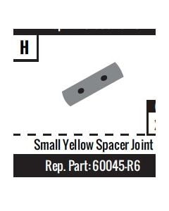 Replacement Small Yellow SPACR Joint - 2 Pack