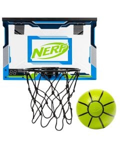 nerf led pro hoops basketball set