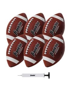 Junior Size Football With Pump - 6 Pack