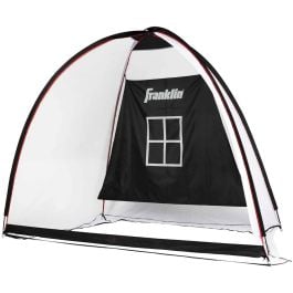Franklin Sports Set Baseball Da Interno Con Bersaglio - Gioco Per Porta 91x61 Cm - 3 Palline Autoadesive - 2