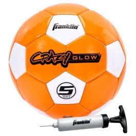 Glow in the Dark Soccer Ball - Size 5 + Air Pump | Franklin Sports