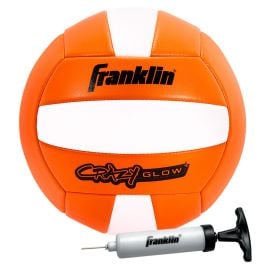 Crazy Glow Light Up LED Volleyball + Air Pump - Deflated