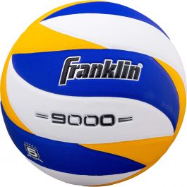 Official Size Weight Rubber Volleyball by Anaconda Sports White Durabilt 