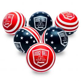 Franklin Sports Dodgeball Ball Set Superskin-Coated Foam Balls for ...