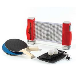 Includ... Complete Portable Ping-Pong Set Franklin Sports Table Tennis To-Go 