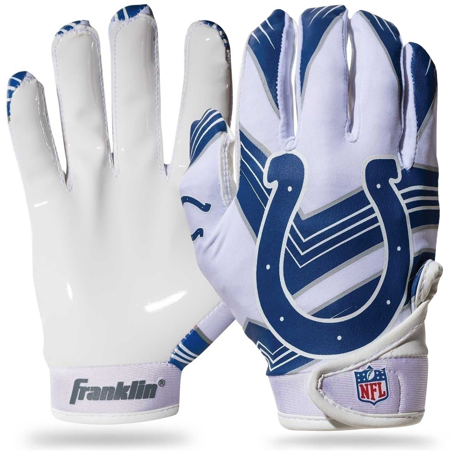 baby blue football gloves