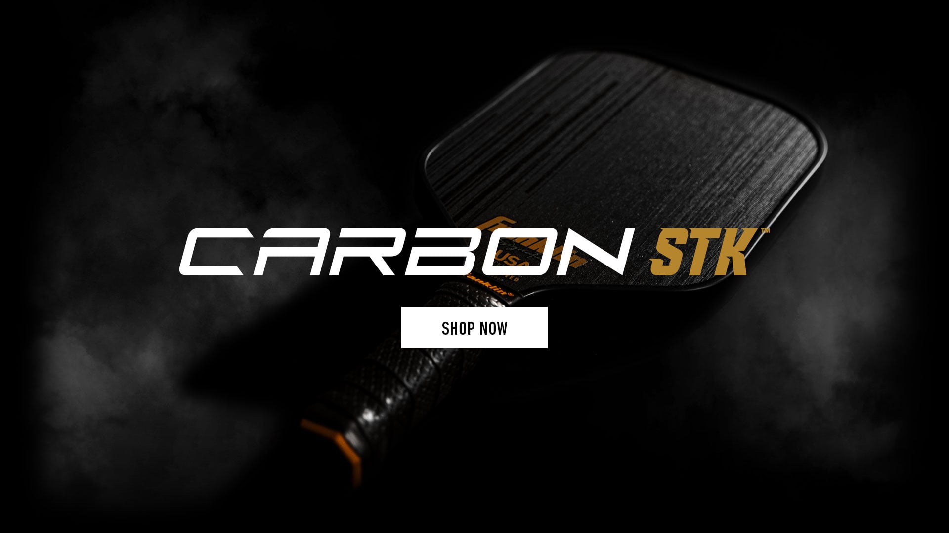 Franklin Carbon STK pickleball paddle. Carbon pickleball paddle for control, power, and spin.