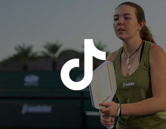 Follow Franklin Pickleball on TikTok for all the latest news, gear, and pro pickleball players.