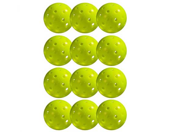 Franklin Pickleball X-40 pickleballs are designed to last you game after game.