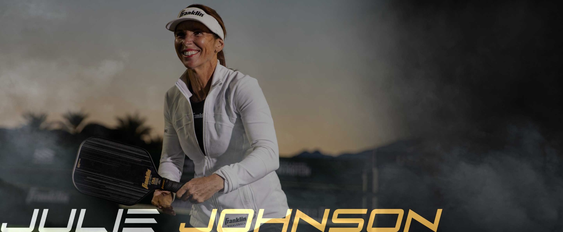 Julie Johnson plays with the Franklin Carbon STK paddle. Julie says the Franklin Carbon STK paddle is the best paddle he has played with.