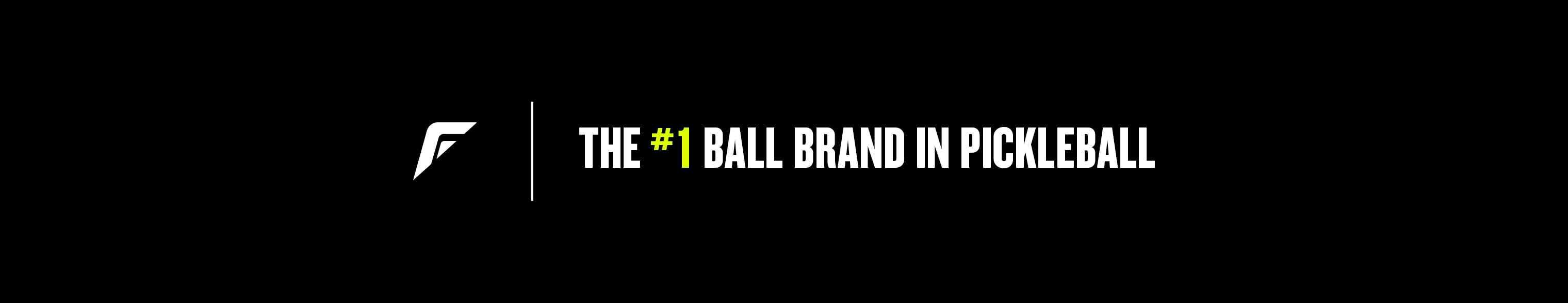 Franklin Flex Logo lockup with "the #1 ball brand in pickleball"