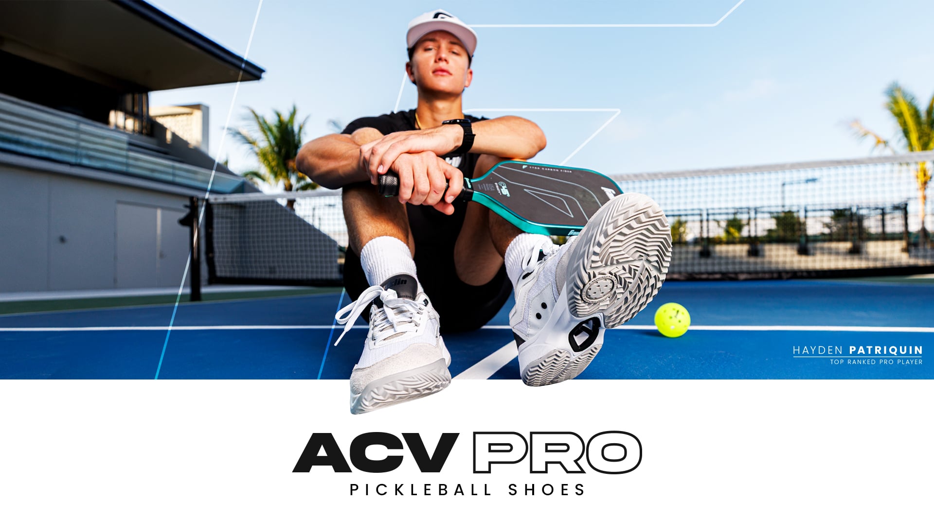 hayden patriquin capsule collection hat tshirt shirt tee paddle pickleball header to the top