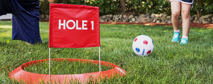 kids foot golf game