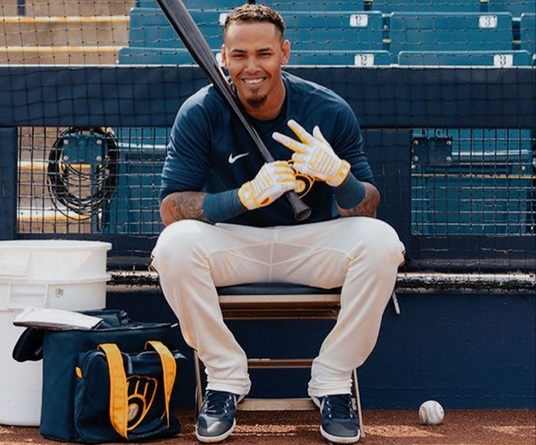 player smiling