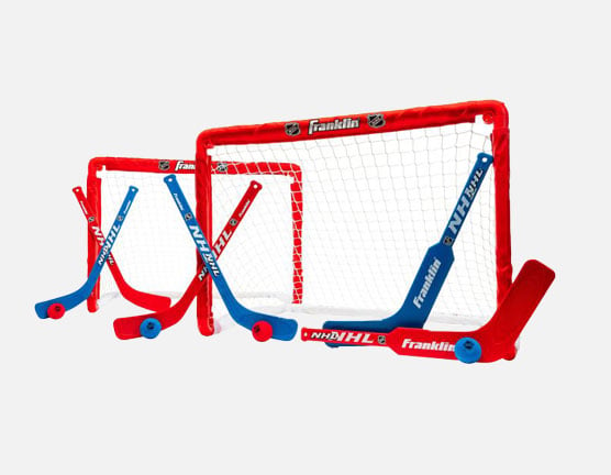Hockey Goal Set Street Sticks Ball Net Outdoor Sports Kids Training Equipment 